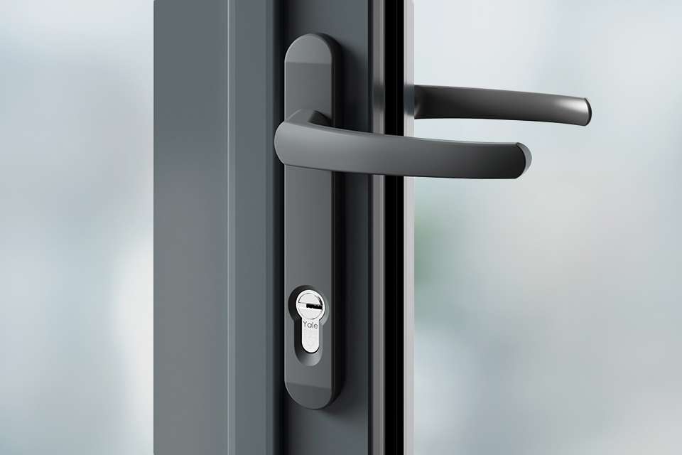 Door handles grey