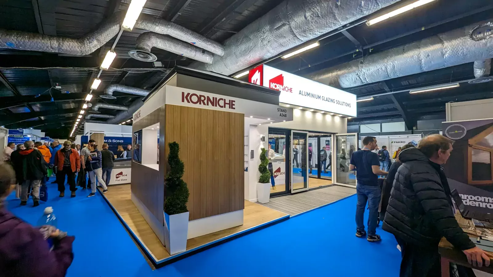 Busy Korniche Stand A348 at Homebuilding & Renovating Show 2023