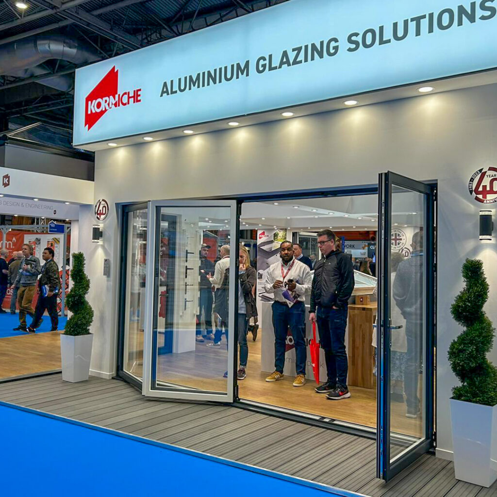 Korniche Stand at Homebuilding & Renovating Show - Bi-fold Doors & Glazing Solutions